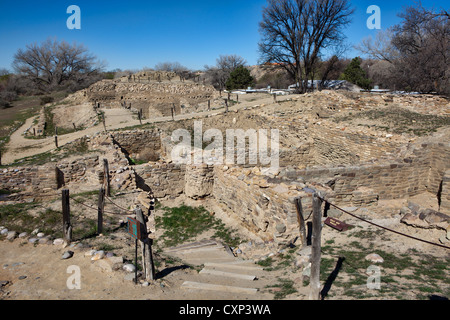 Lachs Ruinen & Heritage Park, alten Chaco archäologische Ruine Standort, New Mexico Stockfoto