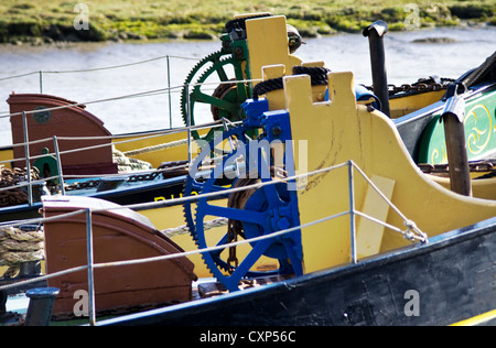 Thames Lastkähne in Maldon, Essex Stockfoto