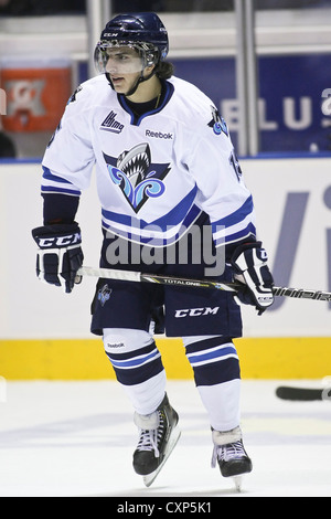 qmjhl lhjmq hockey profilfoto auf rimouski oceanic anthony deluca stockfotografie alamy