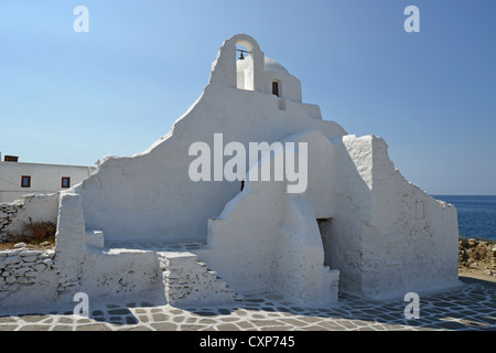 17. Jahrhundert Kirche von Panagia Paraportiani, Chora, Mykonos, Cyclades, South Aegean Region, Griechenland Stockfoto