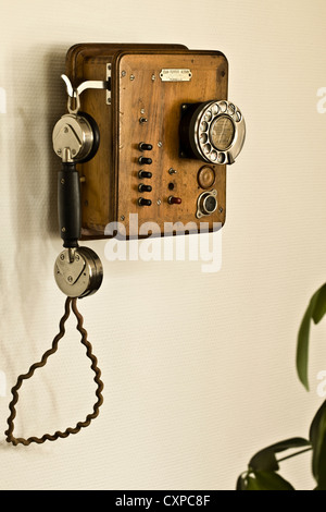 Vintage Telefon Stockfoto