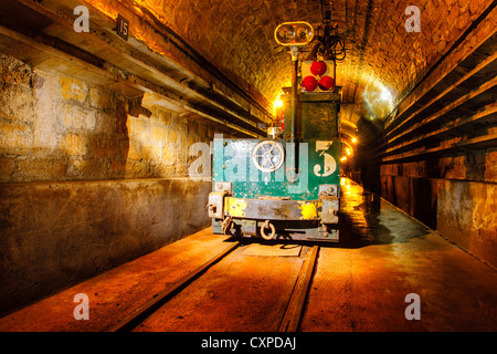 Longuyon, Frankreich. Die u-Bahn benutzt, um Truppen um die Fermont doppelzüngig (Fort de Fremont) der Maginot-Linie Stockfoto