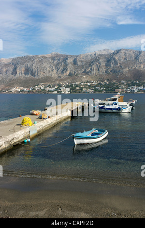 Rühmen, Angeln, Telendos Kalymnos, griechische Insel, Dodekanes, Griechenland Stockfoto
