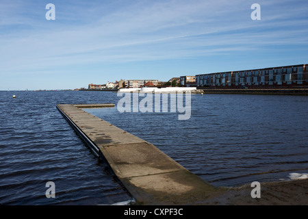 Steg am See Marine in West Kirby Wirral UK Stockfoto