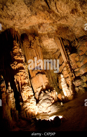 Mallorca Buchten del Drac Cuevas del Drach Cave (Höhle des Drachen), Porto Cristo, Mallorca, Balearen, Spanien Stockfoto