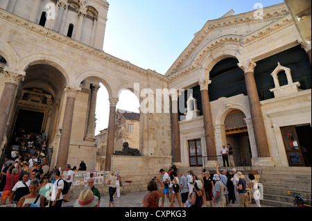 Kroatien, Split, Diokletianpalast Stockfoto