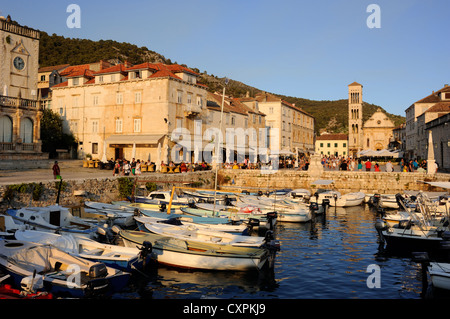 Kroatien, Dalmatien, Insel Hvar, Stadt Hvar Stockfoto