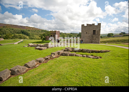 Das rekonstruierte Roman Fort von Vindolanda in der Nähe von Bardon Mill ist UNESCO-Welterbe, Northumberland.   SCO 8631 Stockfoto