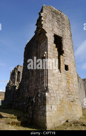 Morton Castle in der Nähe von Thornhill in Süd-West-Schottland Stockfoto