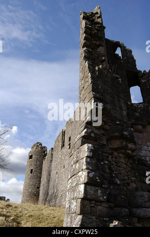 Morton Castle in der Nähe von Thornhill in Süd-West-Schottland Stockfoto