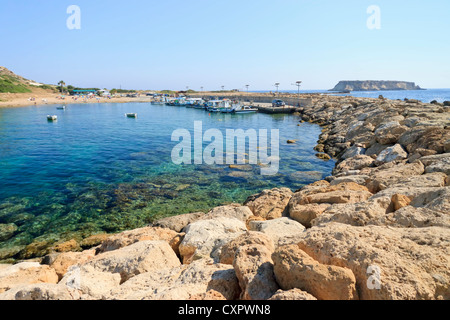 Agios Georgios Marina, Bereich Paphos, Zypern Stockfoto