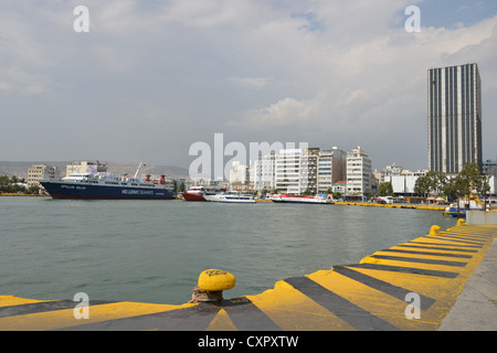 Hafen von Piräus, Piräus, Athen, Attika Region, Griechenland Stockfoto