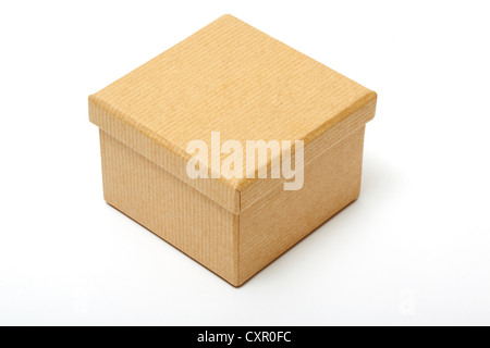 Braunen Pappschachtel Stockfoto