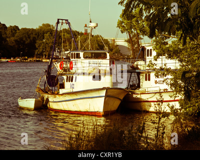 Angelboot/Fischerboot Stockfoto