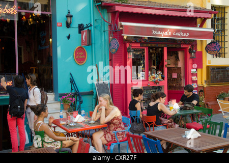 Ägypten, Istanbul, Sultanahmet, Bündnis der Yerebatan Caddesi Stockfoto