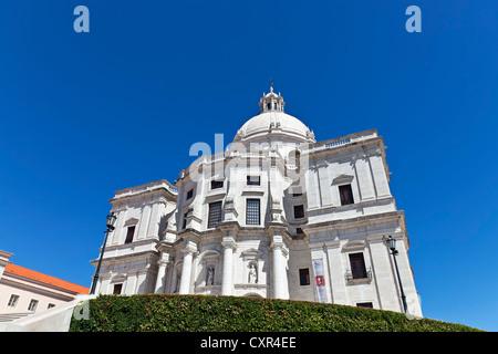 Kirche Santa Engrácia, besser bekannt als nationale Pantheon (Panteão Nacional). Lissabon, Portugal. barocke Architektur des 17. Jahrhunderts Stockfoto