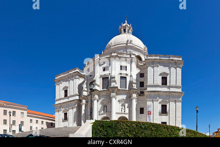 Kirche Santa Engrácia, besser bekannt als nationale Pantheon (Panteão Nacional). Lissabon, Portugal. barocke Architektur des 17. Jahrhunderts Stockfoto