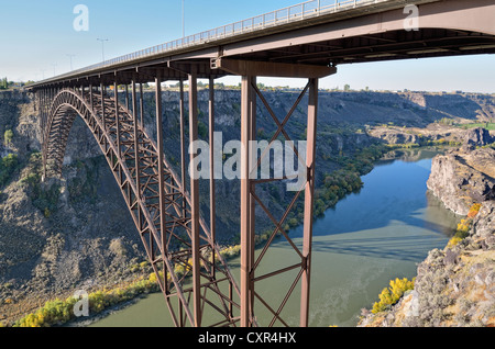 I.b. Perrine Bridge über den Snake River, Stahlbau, Twin Falls, Idaho, USA, PublicGround Stockfoto