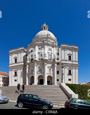 Kirche Santa Engrácia, besser bekannt als nationale Pantheon (Panteão Nacional). Lissabon, Portugal. barocke Architektur des 17. Jahrhunderts Stockfoto