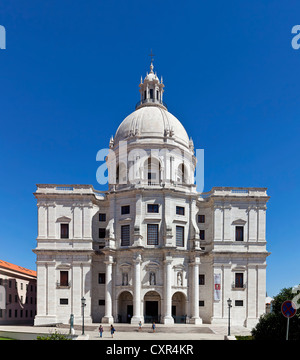 Kirche Santa Engrácia, besser bekannt als nationale Pantheon (Panteão Nacional). Lissabon, Portugal. barocke Architektur des 17. Jahrhunderts Stockfoto