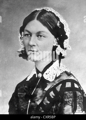 Florence Nightingale ist bekannt für ihre pflegerische Arbeit während des Krimkrieges (1854-56). Aus den Archiven von Presse Portrait Service (ehemals Presse Portrait Bureau) Stockfoto