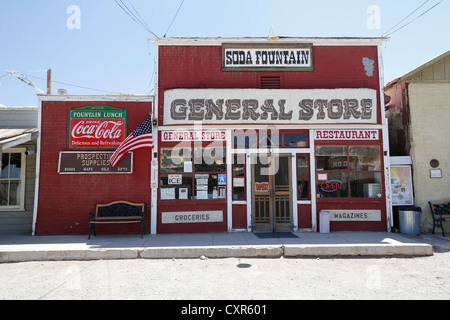 Randsburg Geisterstadt Fassaden, Mojave, Kalifornien, USA Stockfoto