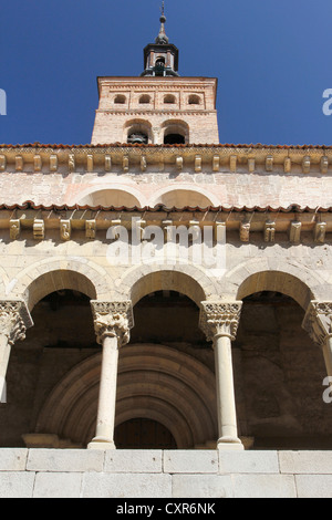 Kirche in der Stadtzentrum, Segovia, Spanien, Europa Stockfoto