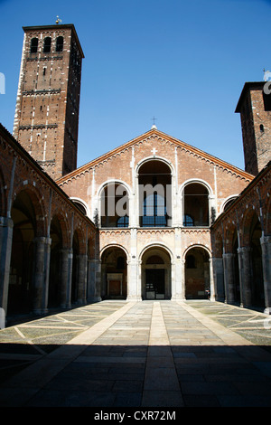 Basilika von Ambrogio, Kirche St. Ambrose, Mailand, Italien, Europa Stockfoto