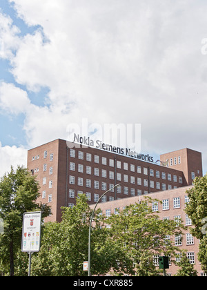 Nokia Siemens Networks bauen, Berlin, Deutschland, Europa Stockfoto