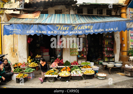 Shop im historischen Zentrum, Ha Noi, Hanoi, Vietnam, Südostasien, Asien Stockfoto