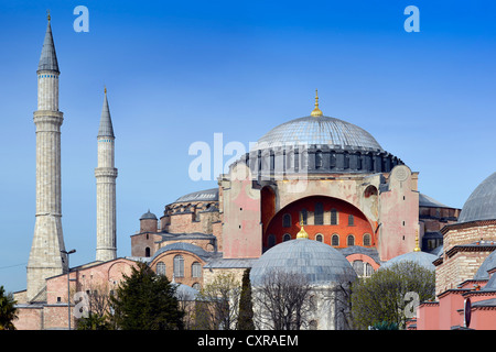 Hagia Sophia, Ayasofya, UNESCO World Heritage Site, Istanbul, Türkei, Europa, PublicGround Stockfoto