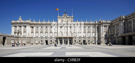 Ehrenhof, Königspalast von Madrid, Palacio Real, Madrid, Spanien, Europa, PublicGround Stockfoto