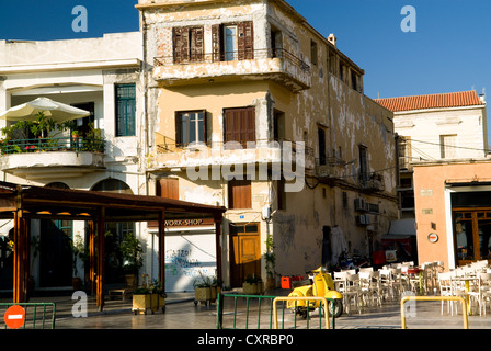 baufällig Haus Rethymnon Kreta Griechenland Stockfoto