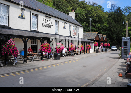 Das schwarze Kaninchen Restaurant und Wirtshaus, Arundel. Stockfoto