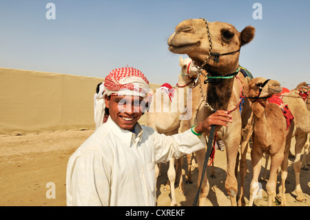 Al Sheehaniya, Kamelrennen Track, Doha, Katar, Vereinigte Arabische Emirate, Naher Osten Stockfoto