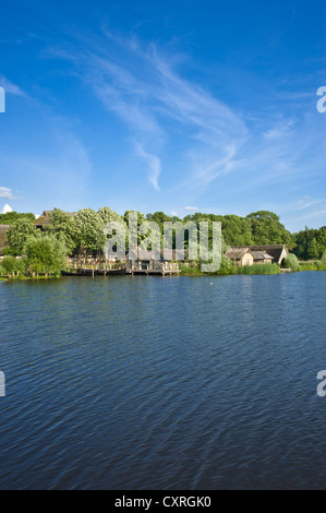 Wallmuseum, slawische Dorf und See Wallsee, Oldenburg in Holstein, Ostsee, Schleswig-Holstein, Deutschland, Europa Stockfoto