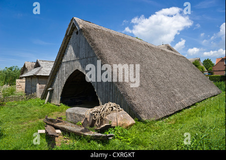 Wallmuseum, slawische Dorf, Oldenburg in Holstein, Ostsee, Schleswig-Holstein, Deutschland, Europa Stockfoto