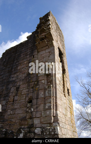 Morton Castle in der Nähe von Thornhill in Süd-West-Schottland Stockfoto