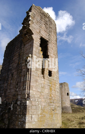 Morton Castle in der Nähe von Thornhill in Süd-West-Schottland Stockfoto