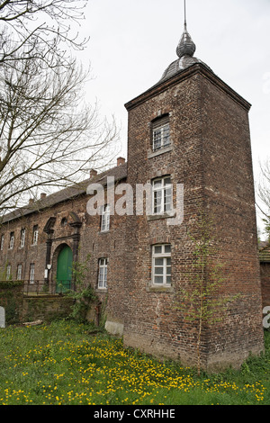 Haus Boeckum, sogar ehemalige Burg, Duisburg, Ruhrgebiet, Nordrhein-Westfalen, Deutschland, Europa Stockfoto