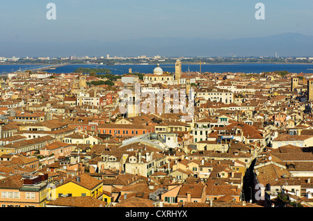 Panoramablick über die Dächer von Venedig, Veneto, Italien, Europa Stockfoto