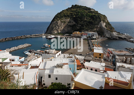 Dorf von Sant ' Angelo, Angeln, Serrara Fontana, Insel Ischia, Golf von Neapel, Kampanien, Süditalien, Italien, Europa Stockfoto