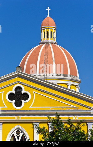 Glockenturm der Kathedrale von Granada, Granada, Nicaragua, Mittelamerika Stockfoto