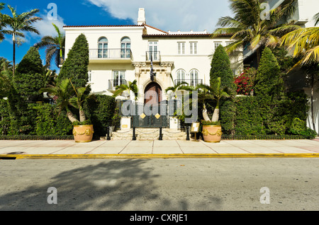 Casa Casuarina, Versace Villa, Ocean Drive, South Beach, Art-Deco-Viertel, Miami Beach, Florida, USA Stockfoto