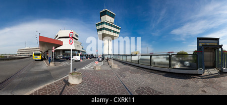 Panoramablick über Flughafen - Tegel "Otto Lilienthal", 38 Jahre, bevor die endgültige Schließung im Juni 2012 Stockfoto