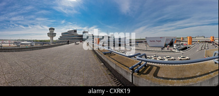 Panoramablick über Flughafen - Tegel "Otto Lilienthal", 38 Jahre, bevor die endgültige Schließung im Juni 2012 Stockfoto