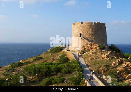 Torre di Langosardo Turm in Santa Teresa di Gallura, Sardinien, Italien, Europa Stockfoto