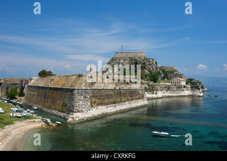 Alte Festung, Korfu, Kerkyra, Korfu, Ionische Inseln, Griechenland, Europa Stockfoto