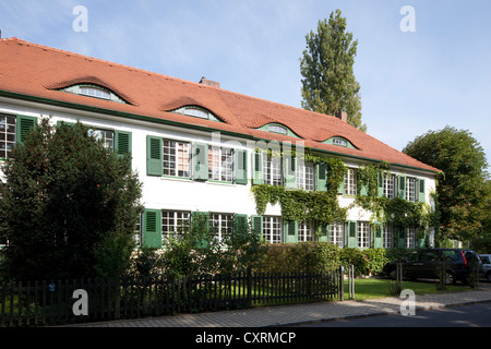 Die Gartenstadt Hellerau Wohnviertel, Dresden, Sachsen, Deutschland, Europa, PublicGround Stockfoto