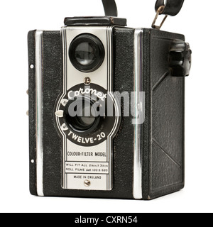 50er Jahre Coronet 12-20-Box-Kamera Stockfoto